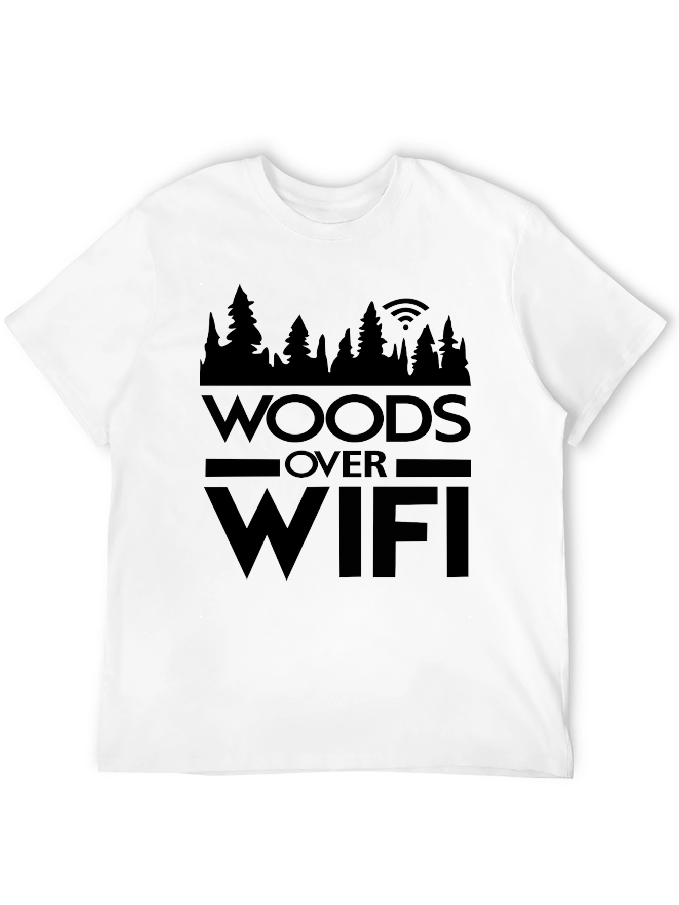 Woods Over WiFi Graphic T-Shirt