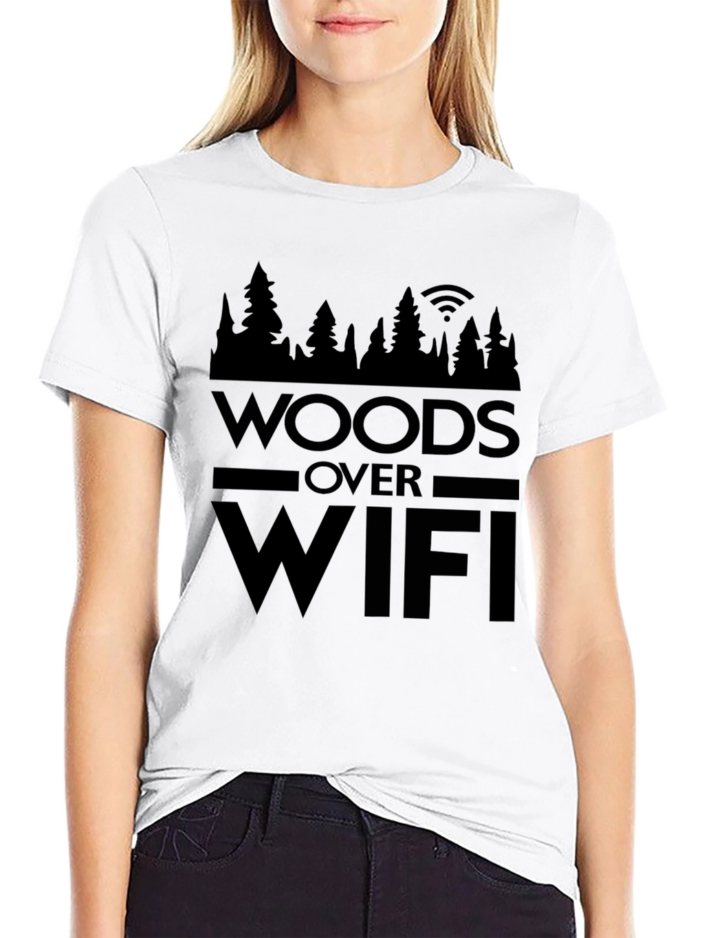 Woods Over WiFi Graphic T-Shirt