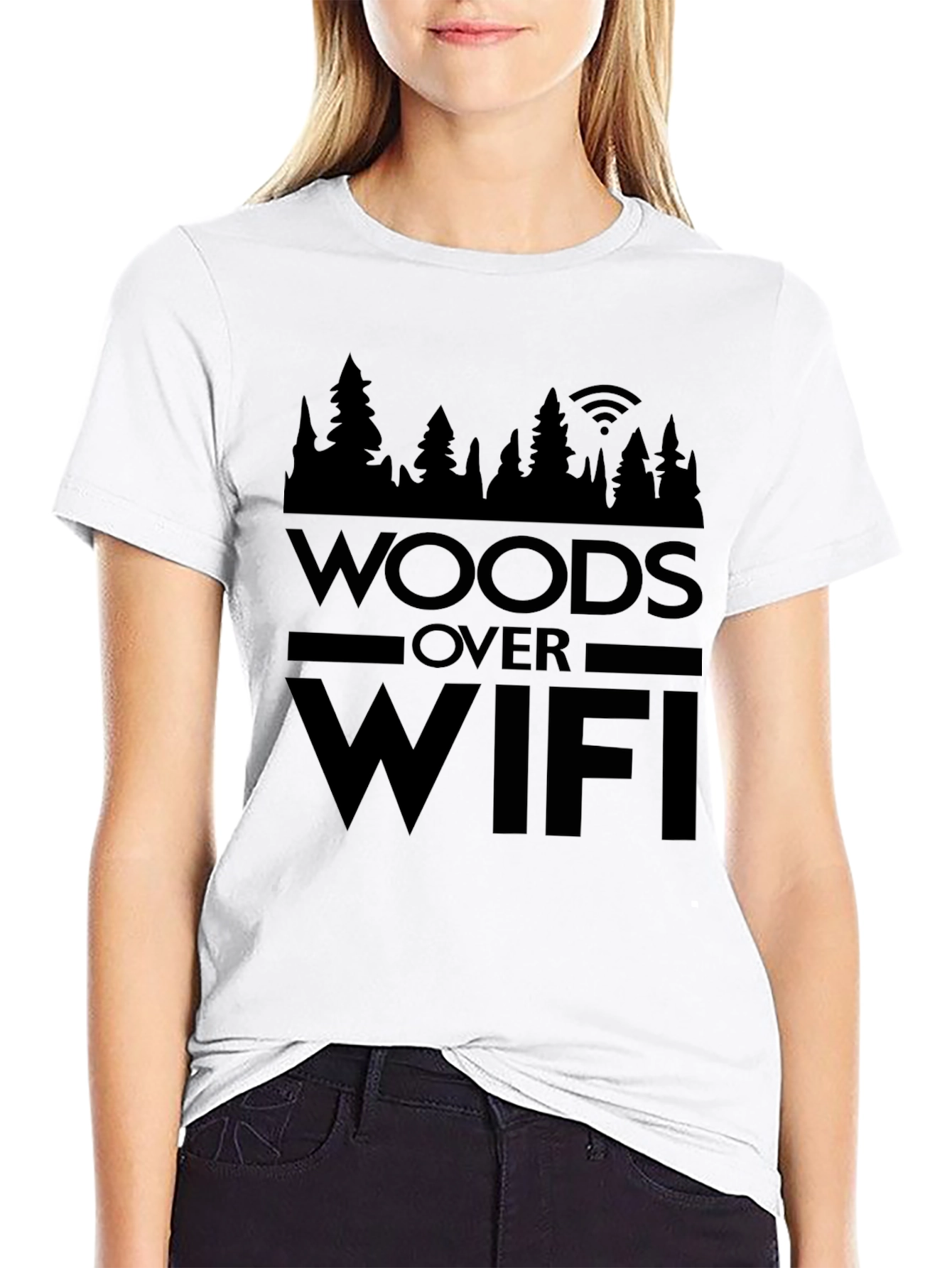 Woods Over WiFi Graphic T-Shirt