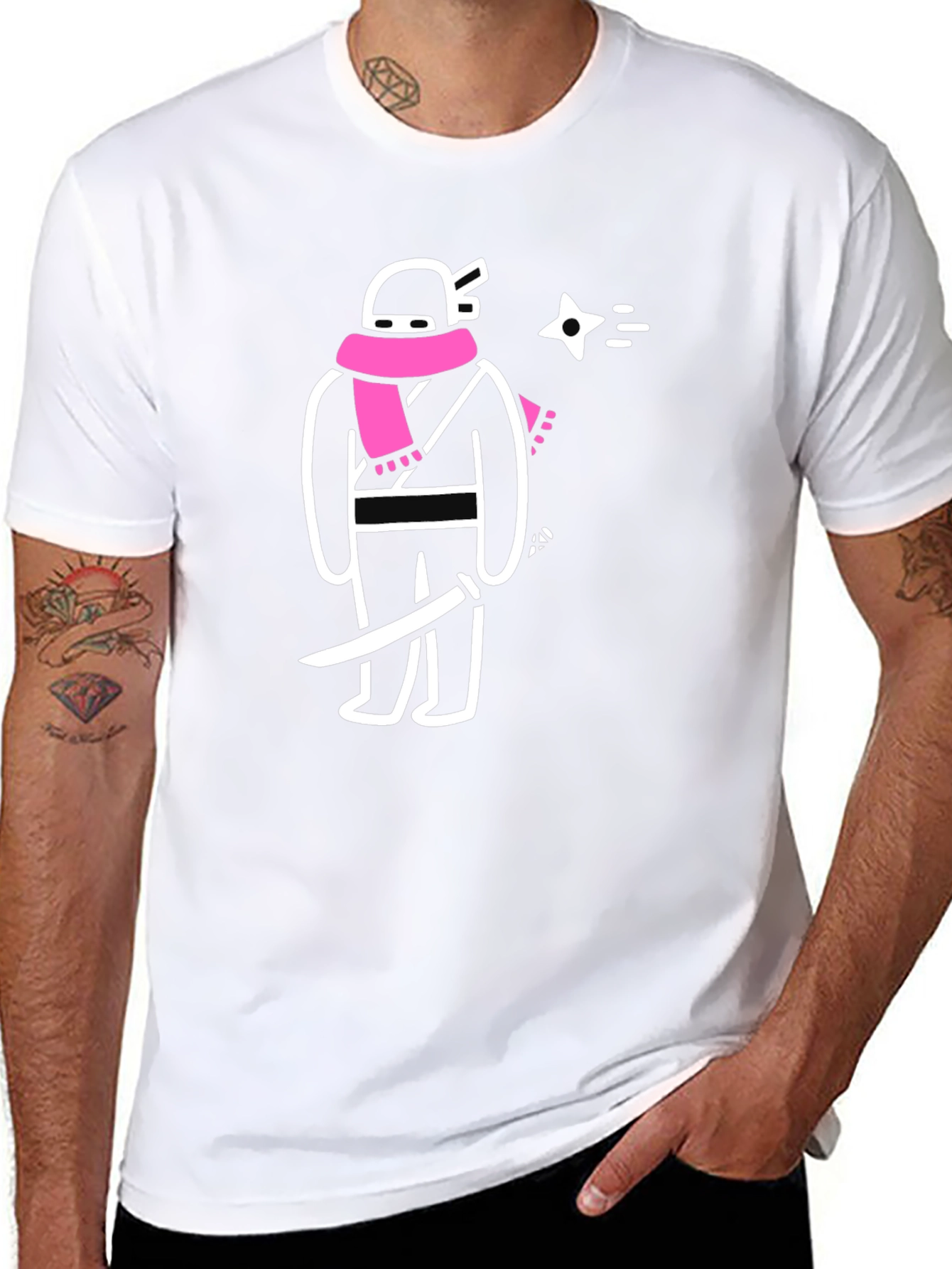 Ninja Graphic T-Shirt - Cool & Unique Design