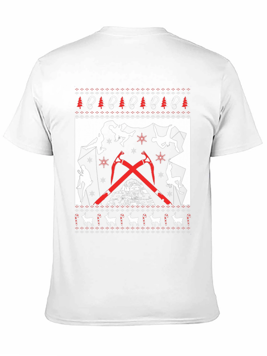 Climbing Christmas Sweater T-Shirt