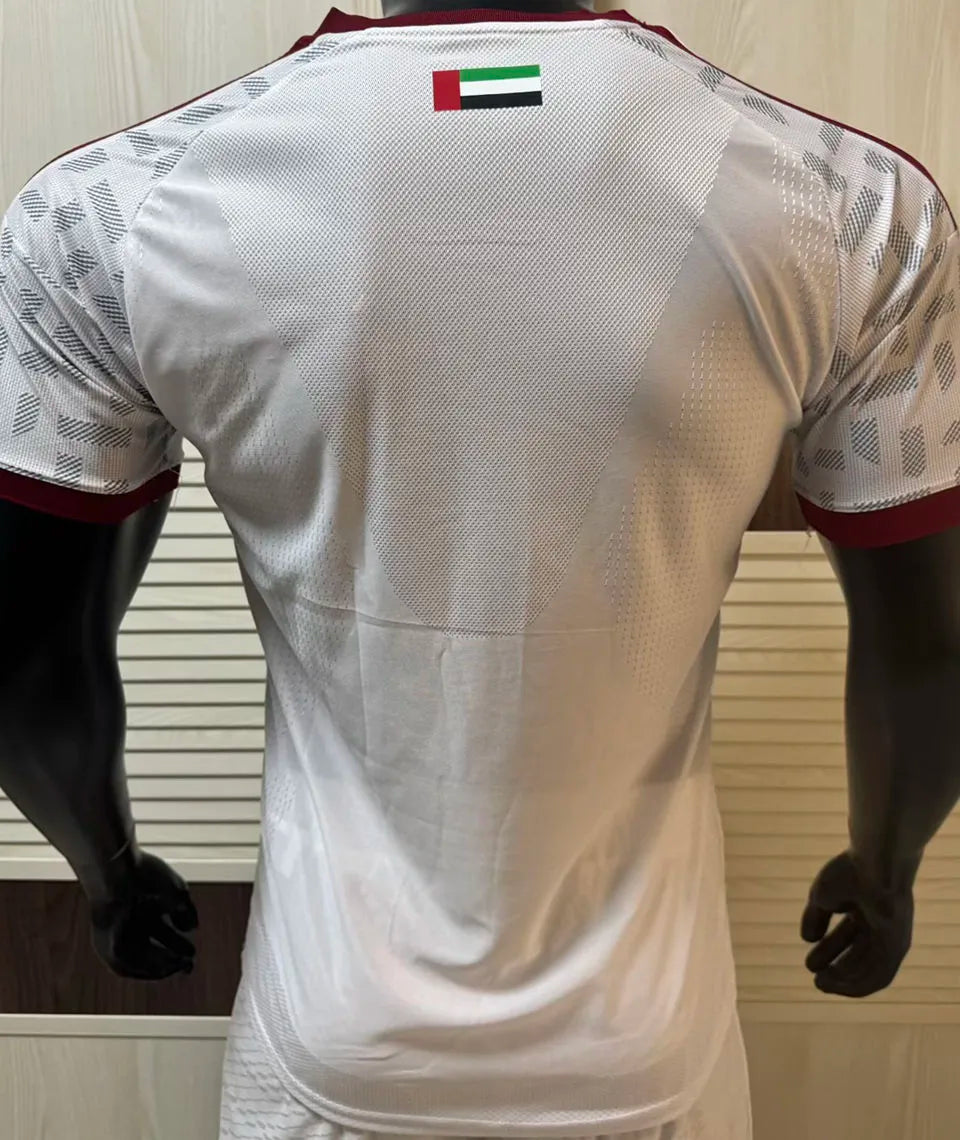 2026/27 UAE Home White Player Version Soccer Jersey 阿联酋 Back