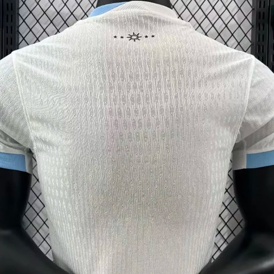 2024/25 Uruguay Away White Playe Version Jersey 乌拉圭 Back