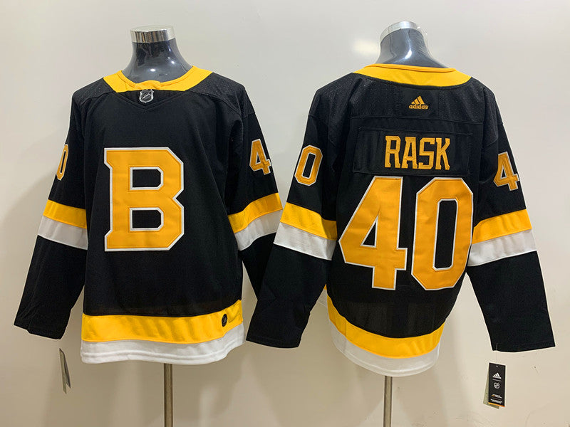 Men's Boston Bruins Tuukka Rask #40 Black Player Jerseys