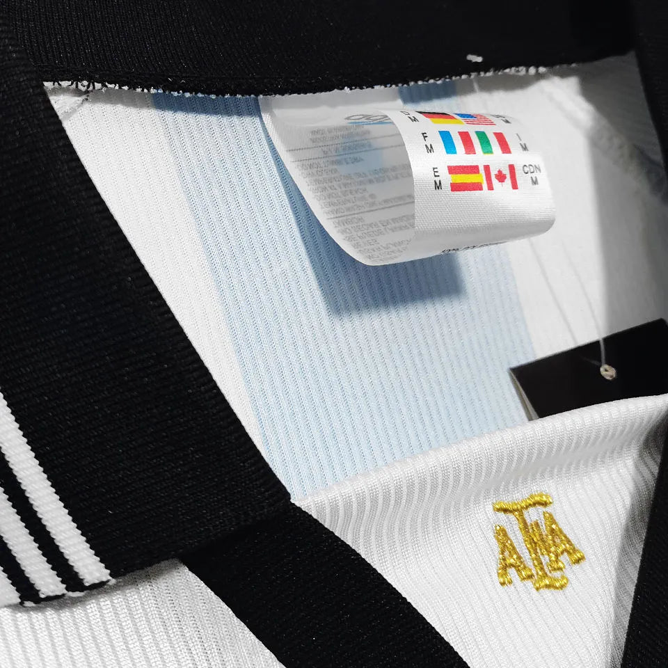 1998/99 Argentina Home Retro Soccer Jersey Detail 1