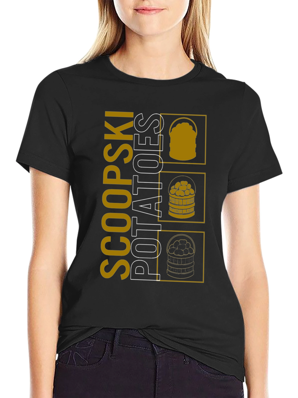Scoopski Potatoes Graphic Tee - Unique Design
