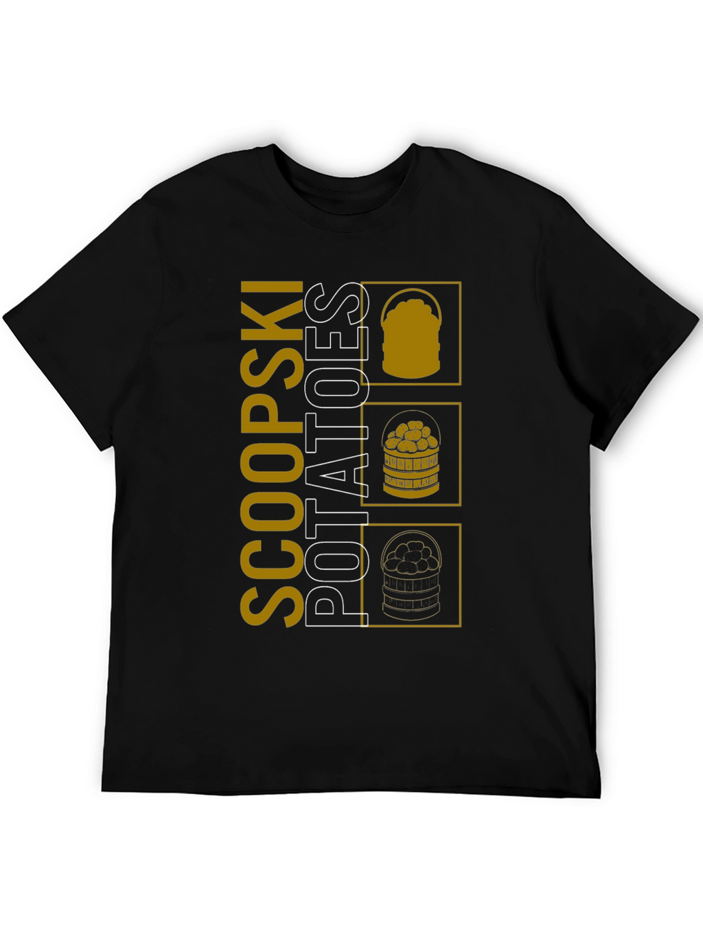 Scoopski Potatoes Graphic Tee - Unique Design