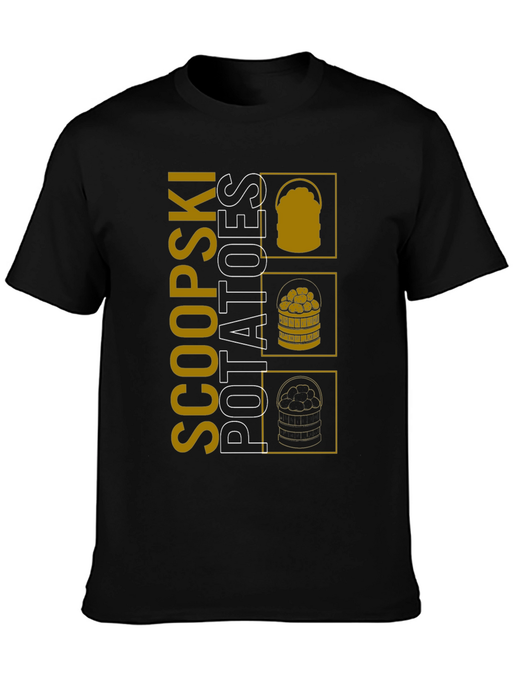 Scoopski Potatoes Graphic Tee - Unique Design