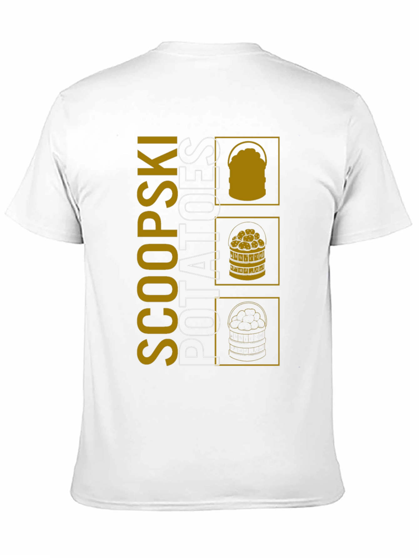 Scoopski Potatoes Graphic Tee - Unique Design