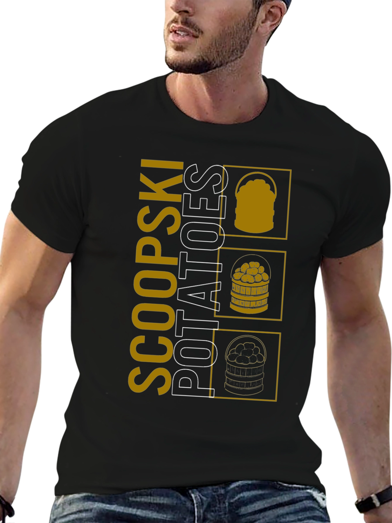 Scoopski Potatoes Graphic Tee - Unique Design