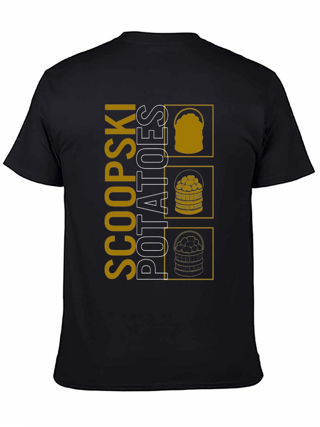 Scoopski Potatoes Graphic Tee - Unique Design