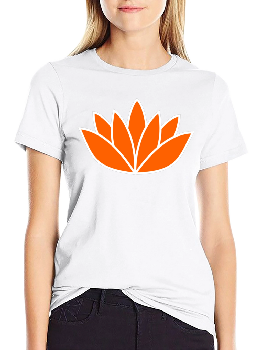 Lotus Flower Graphic Tee - Mens Black T-Shirt