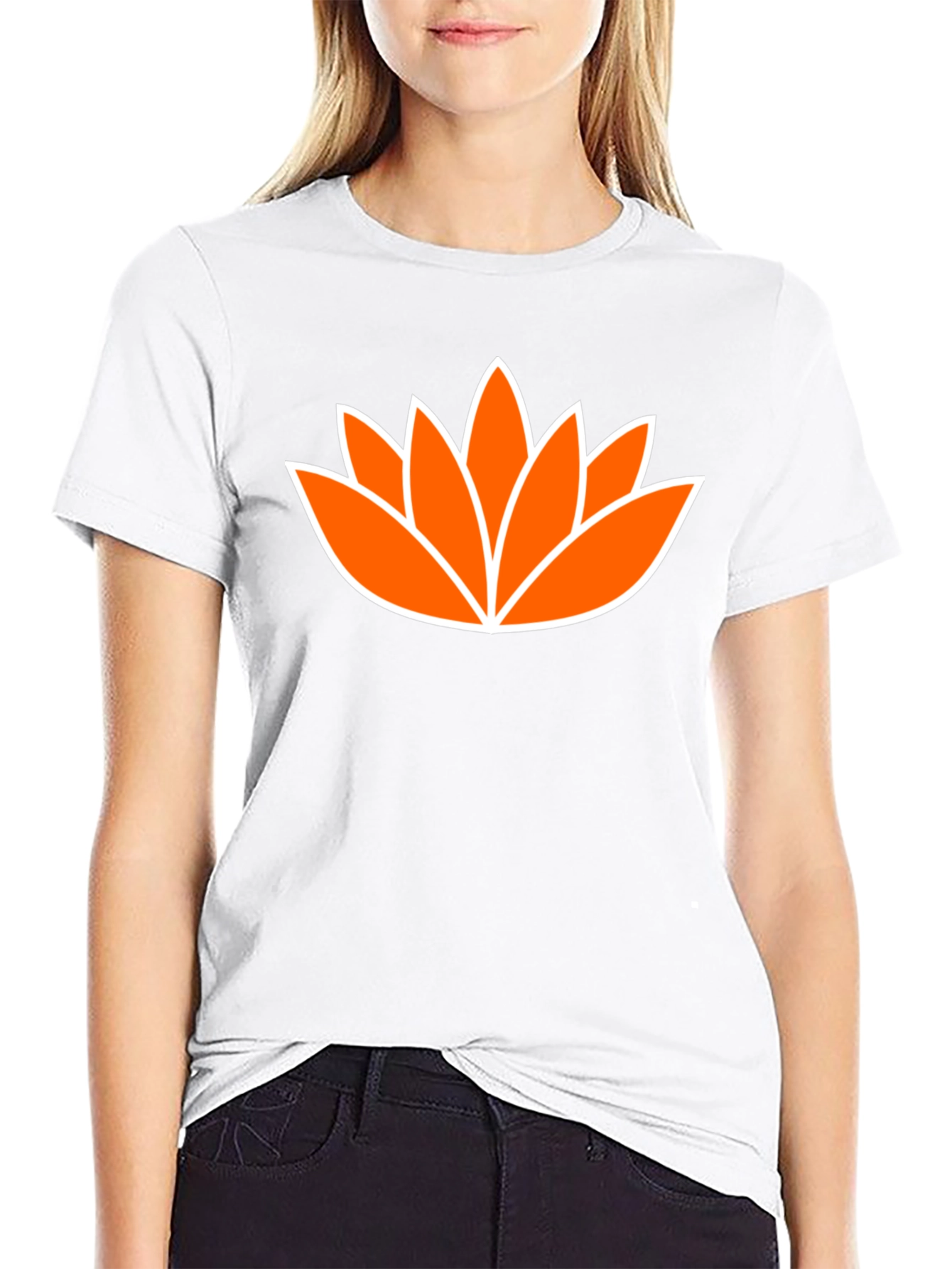 Lotus Flower Graphic Tee - Mens Black T-Shirt