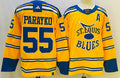Men's St. Louis Blues Colton Parayko #55 Yellow Game Jerseys