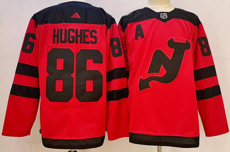 Men's New Jerseys Devils Chris Kreider #86 Red Game Jerseys