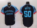 Men's National League Mookie Betts #50 Navy 2024 MLB All-Star Game Limited Player Jerseys