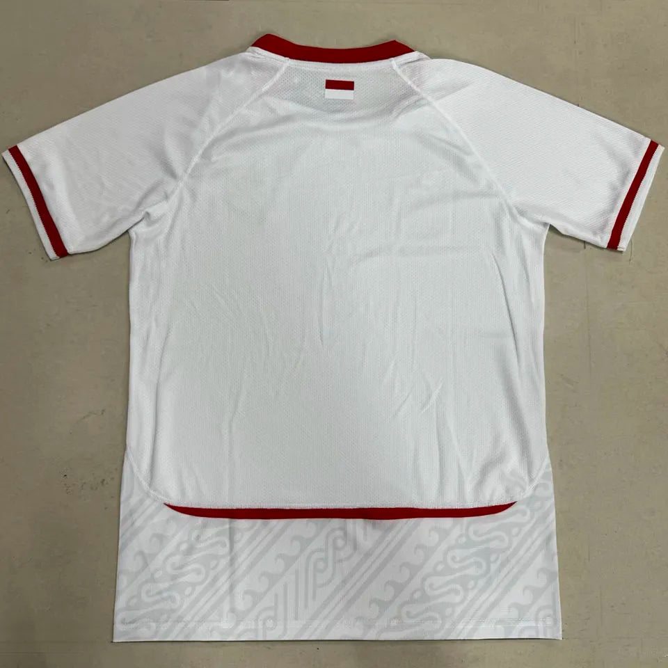 2026/27 Indonesia Away White Fans Soccer Jersey Back