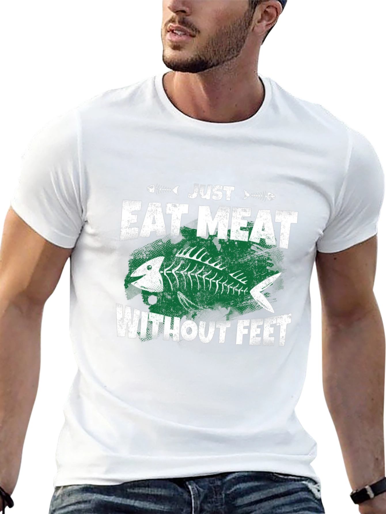 Eat Meat Without Feet Graphic T-Shirt