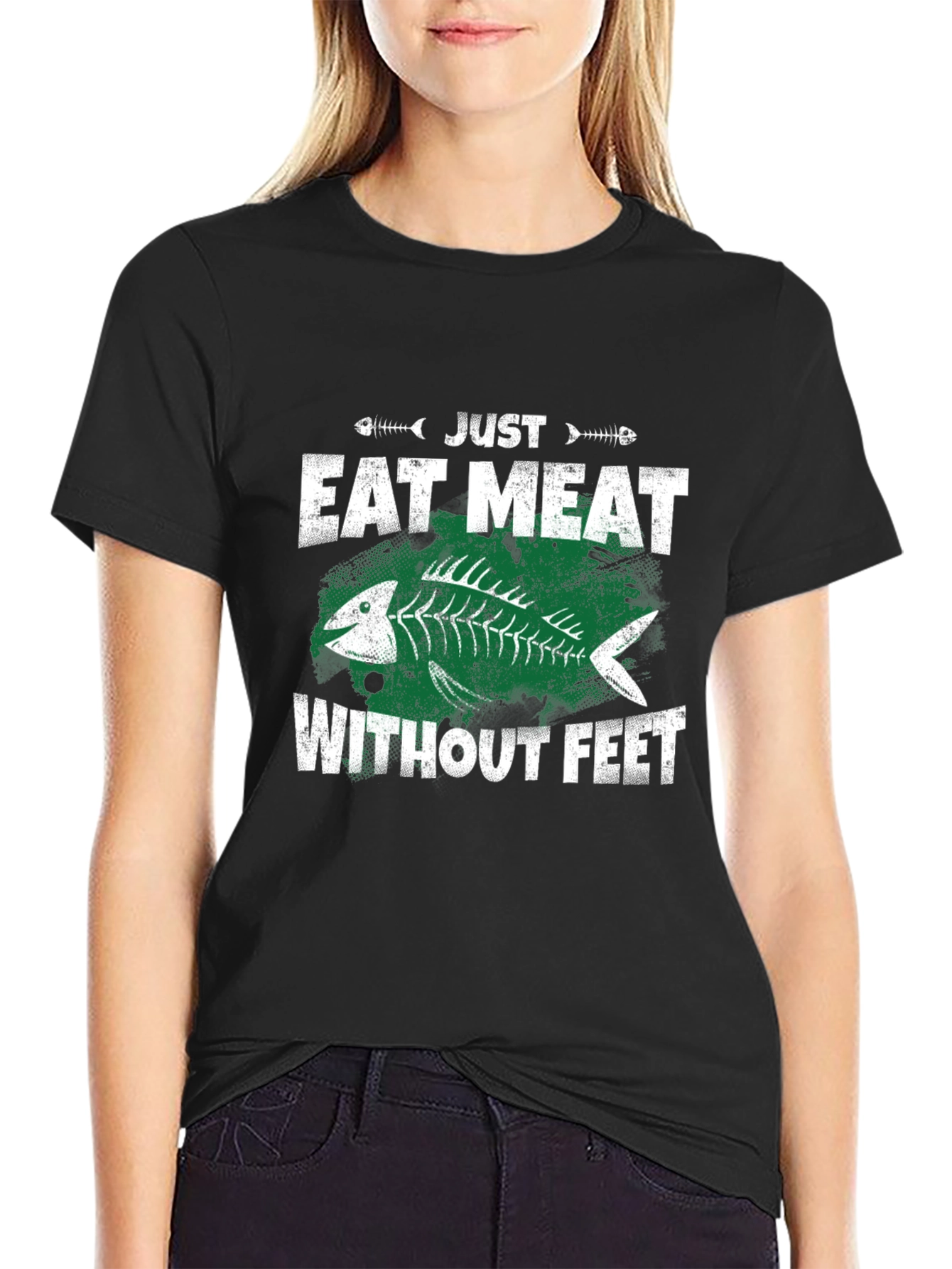 Eat Meat Without Feet Graphic T-Shirt