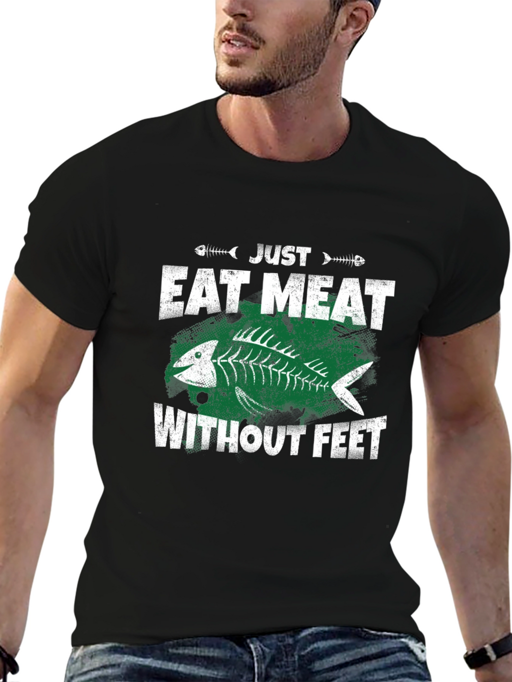 Eat Meat Without Feet Graphic T-Shirt