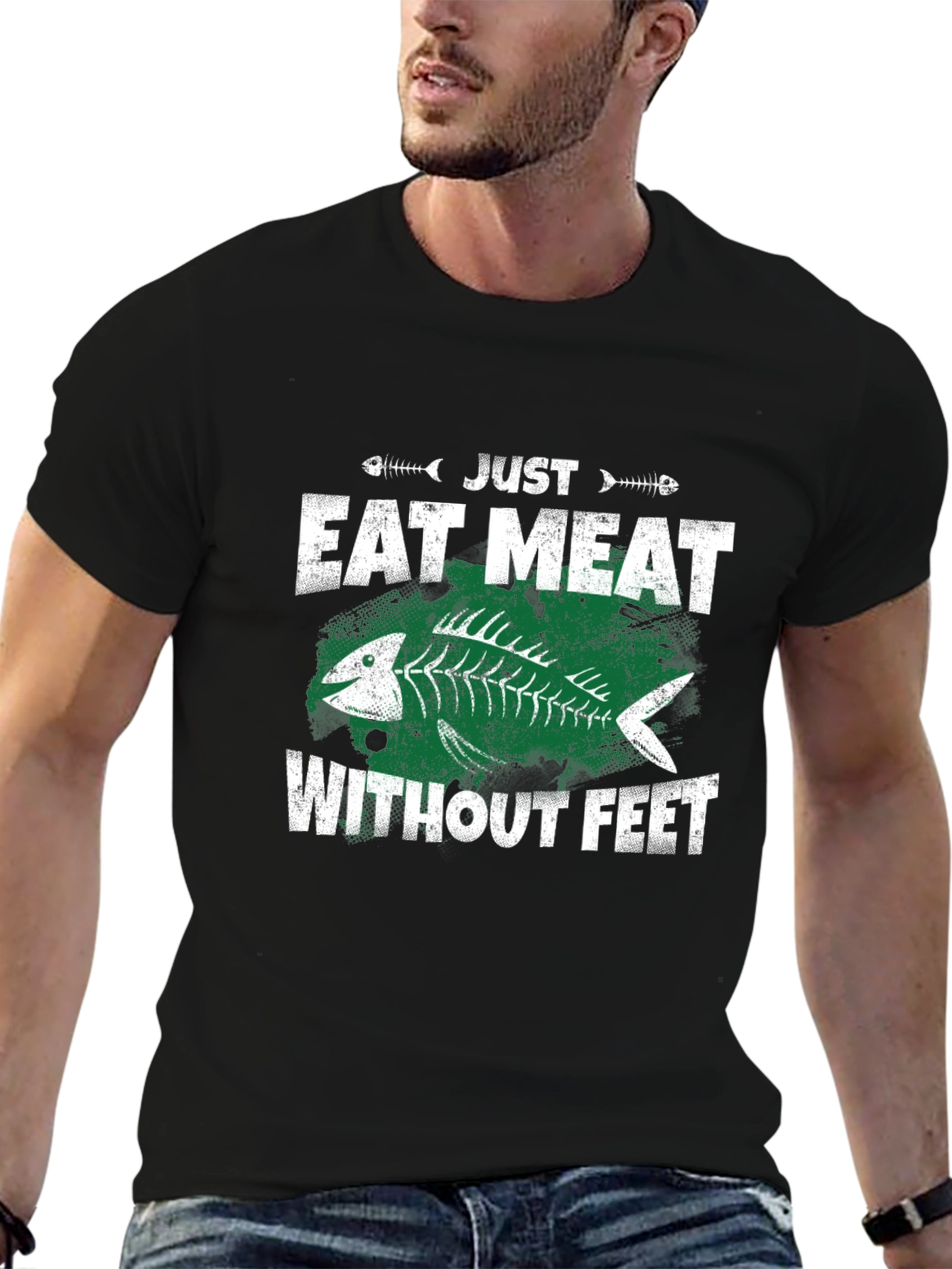 Eat Meat Without Feet Graphic T-Shirt