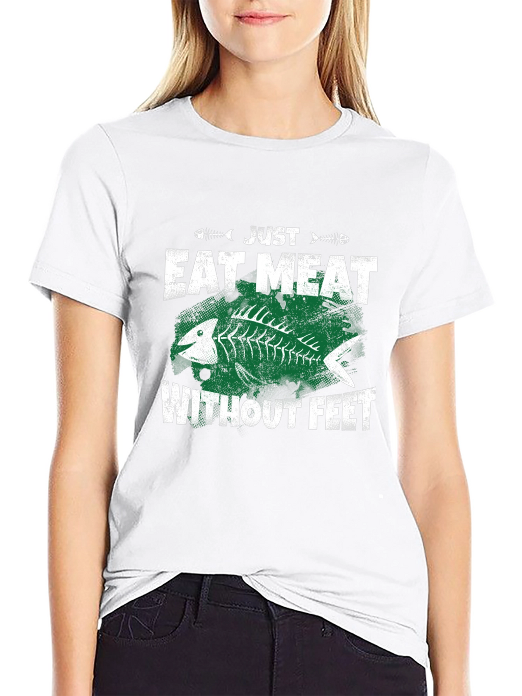 Eat Meat Without Feet Graphic T-Shirt