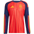 Spain Home Match Long Sleeve Jersey Player Version World Cup 2026 Front