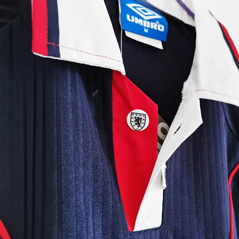 1996/1998 Scotland Home Retro Soccer Jersey Detail 3