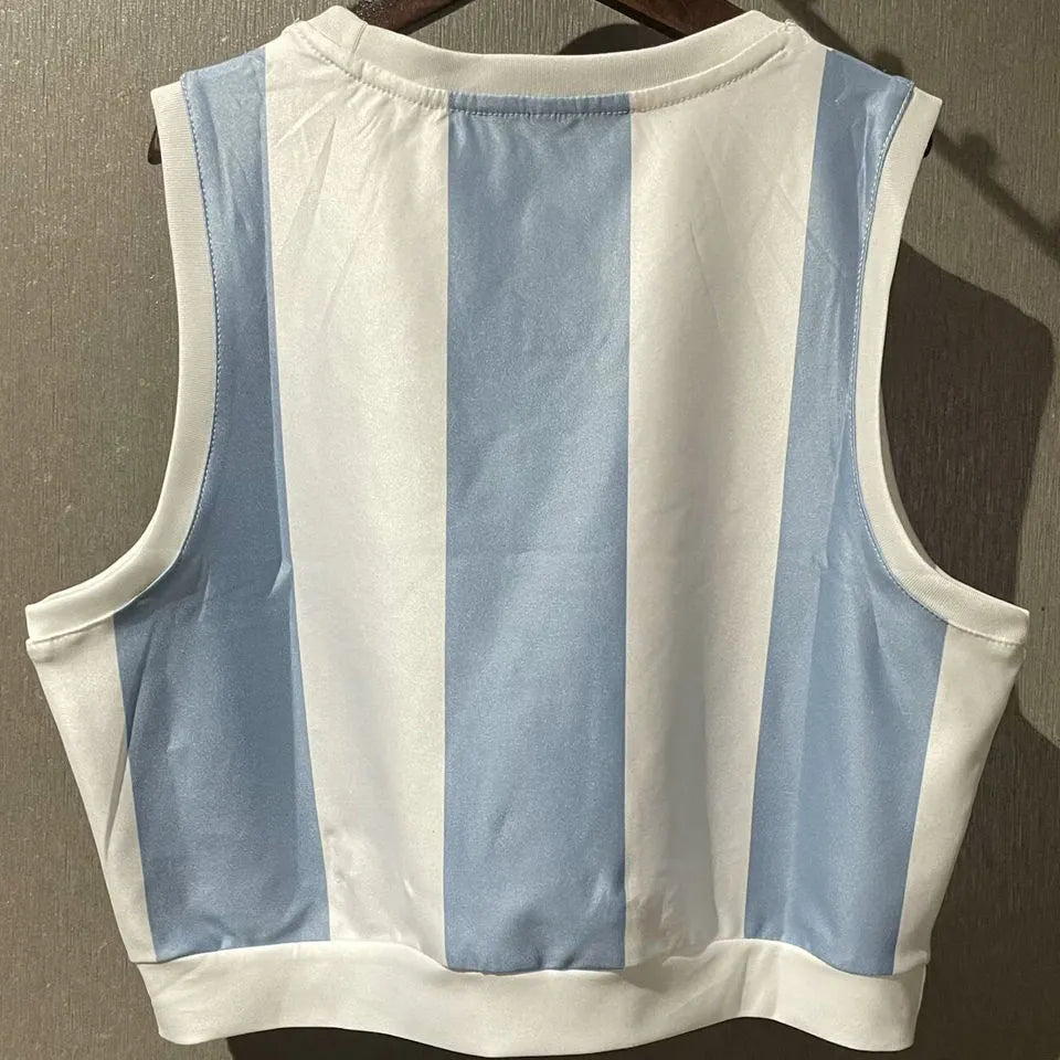 2024/25 Argentina 50th Anniversary Edition Women Yoga Vest Jersey 女 Back