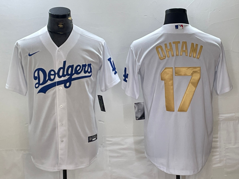 Men's Los Angeles Dodgers Shohei Ohtani White Player Game Jerseys