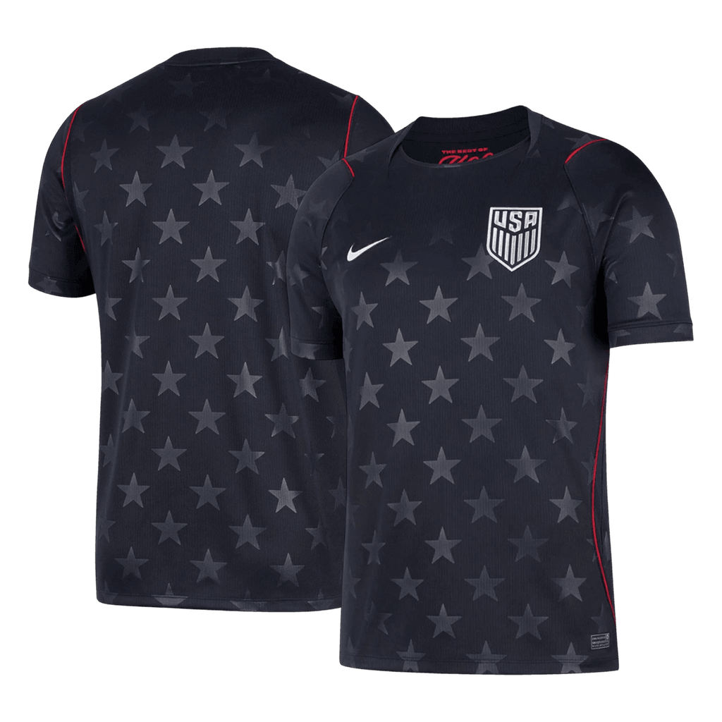 USA Away Soccer Jersey World Cup 2026 Black Image 3