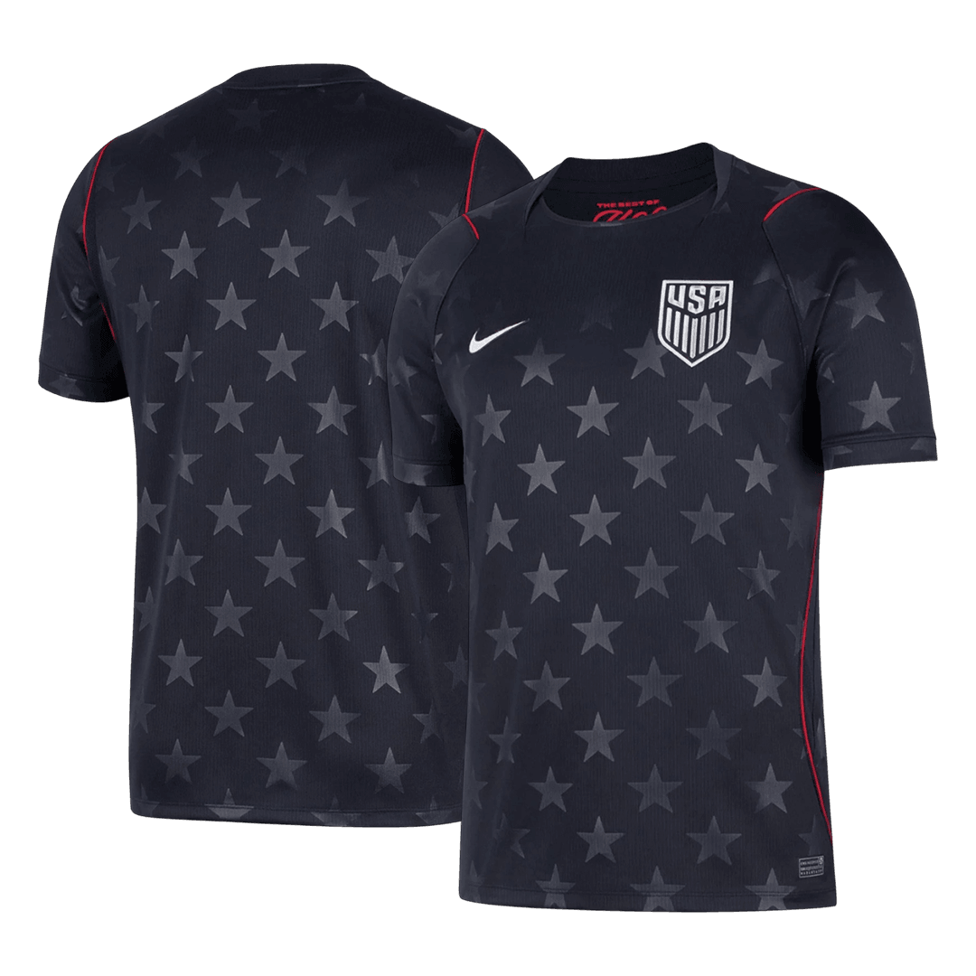 USA Away Soccer Jersey World Cup 2026 Black Image 3