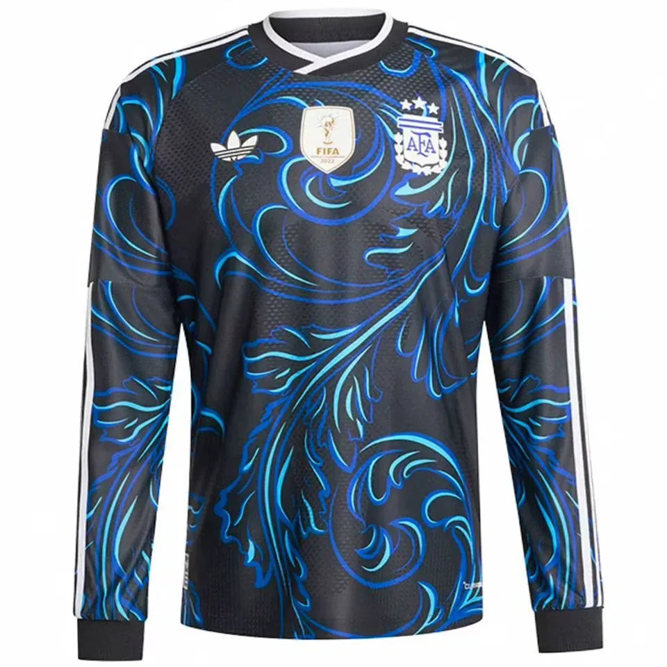 2026/27 Argentina Away Fans Long Sleeve Soccer Jersey Front