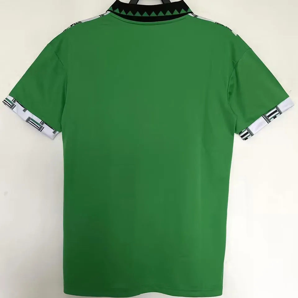 1994 Nigeria Home Green Retro Soccer Jersey Back