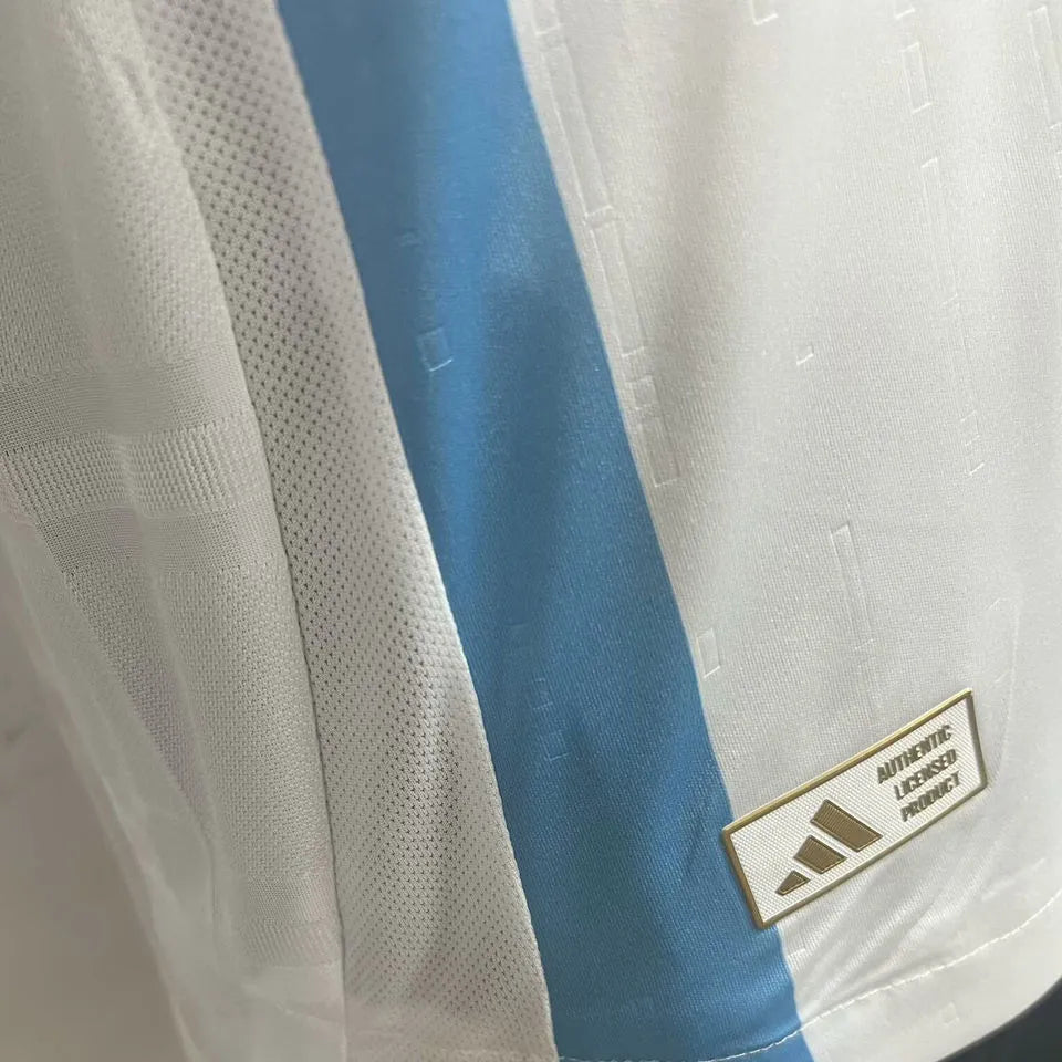 MESSI #10 Argentina Home Player Version Soccer Jersey 2024/25 (Have FlFA World Champion 2022 有胸前章) ★★ Detail 3