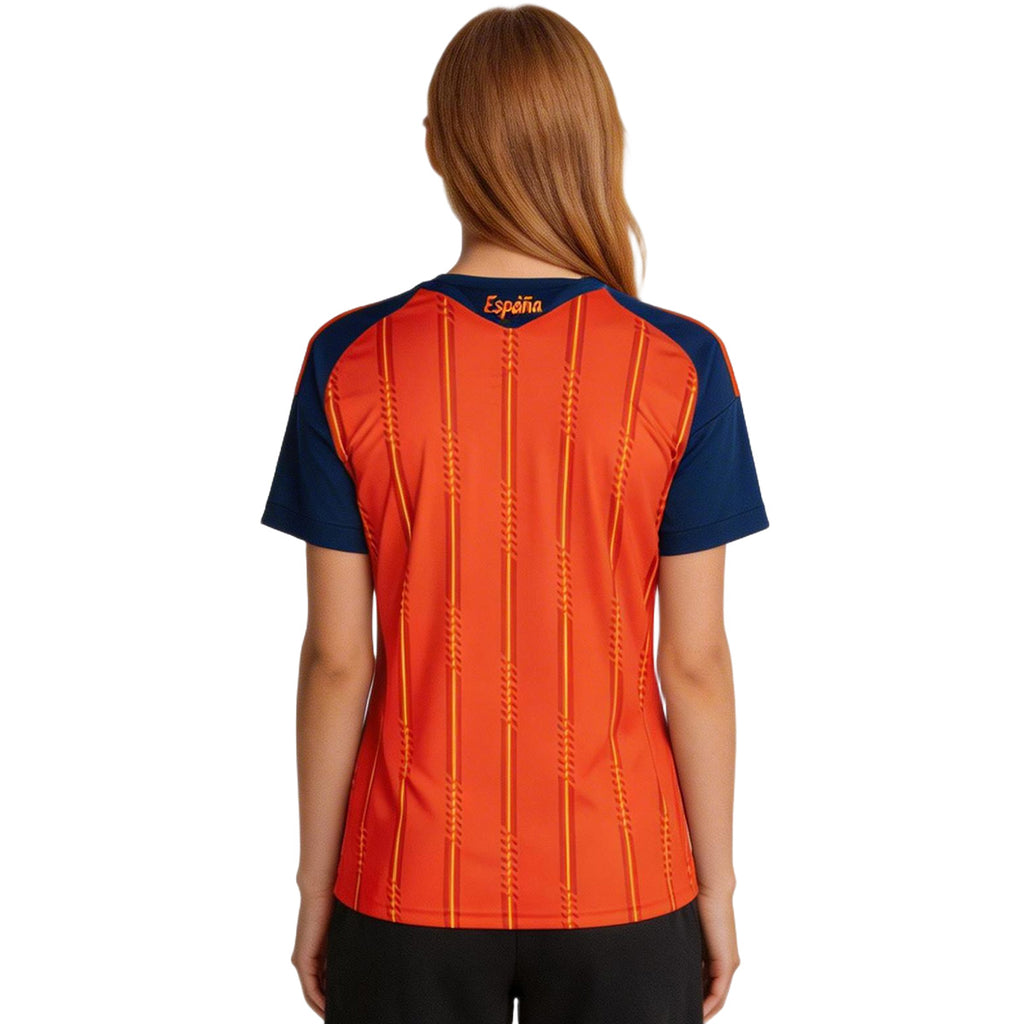 Women's Spain Home Jersey World Cup 2026 Back
