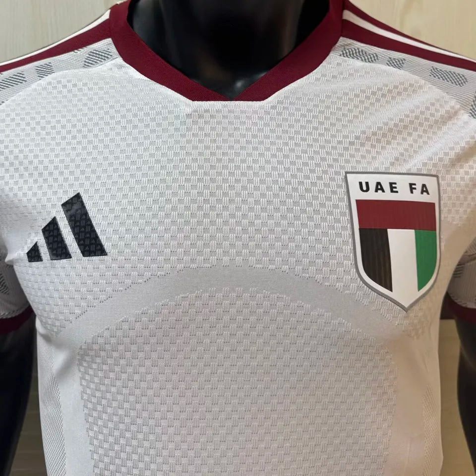 2026/27 UAE Home White Player Version Soccer Jersey 阿联酋 Detail 1