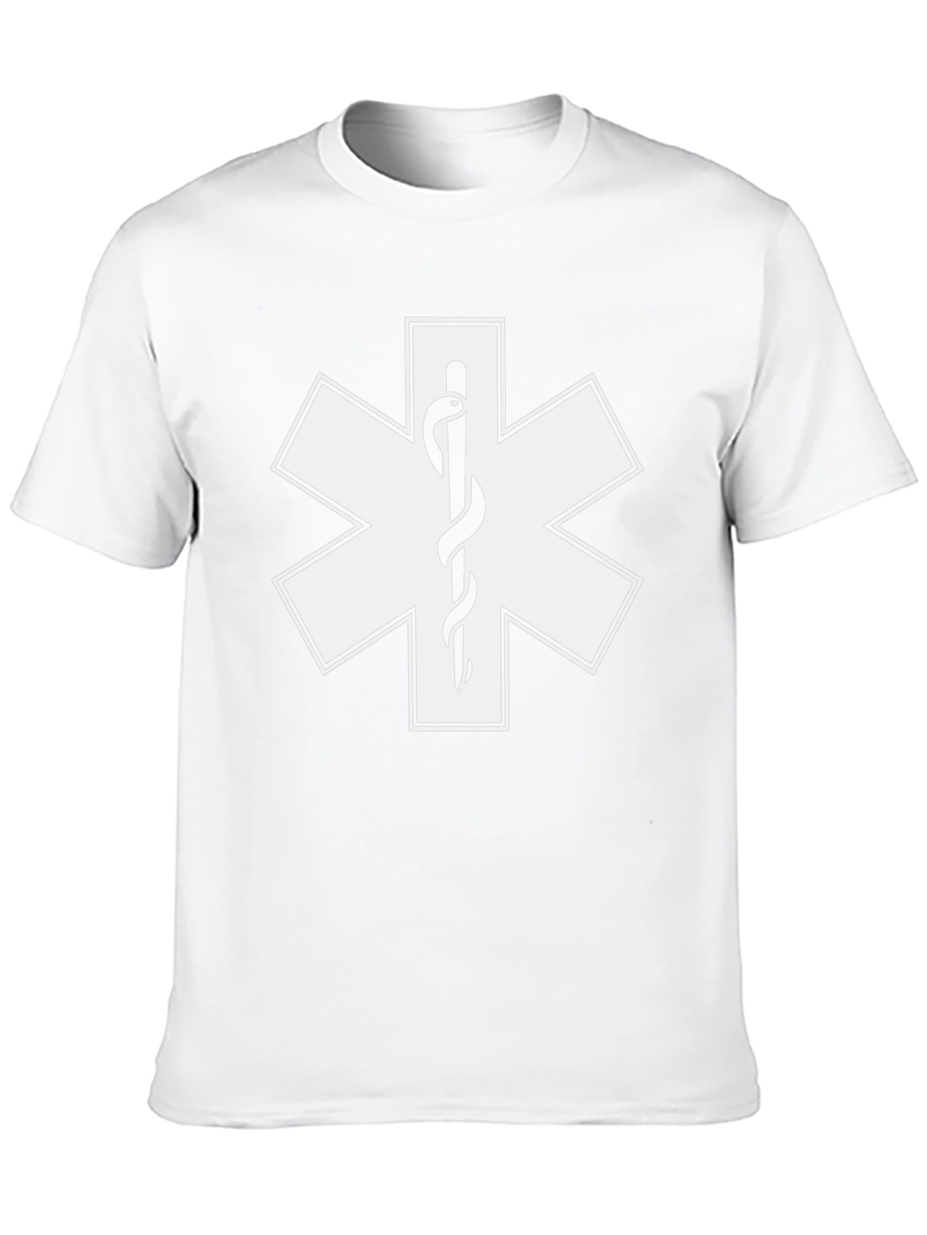 Star of Life T-Shirt - Black Medical EMS Tee
