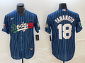 Men's Los Angeles Dodgers Yoshinobu Yamamoto #18 Blue Player Jerseys