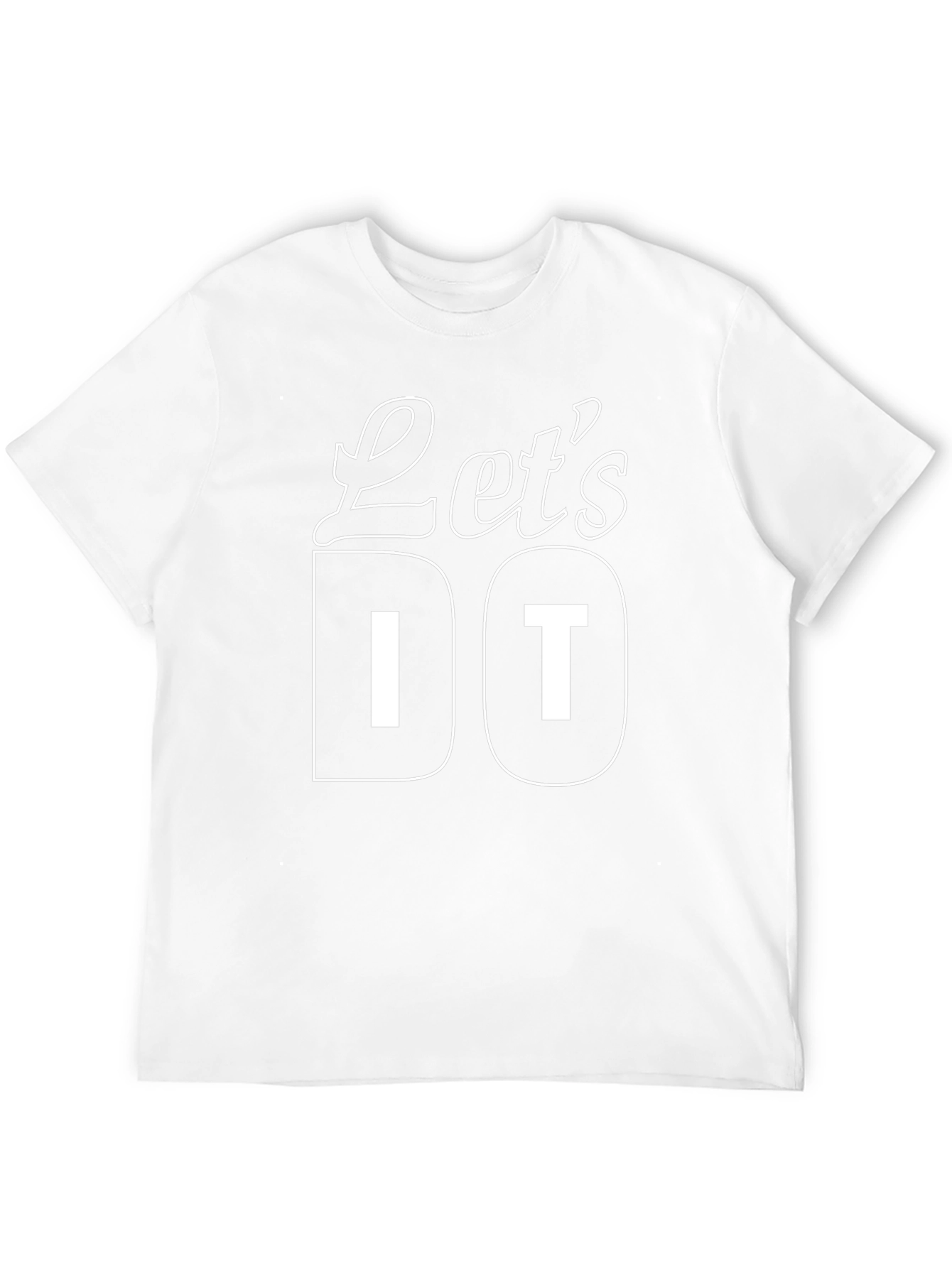 Lets Do It - Black Graphic T-Shirt