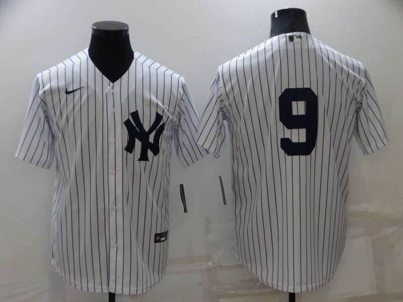 Men's New York Yankees Roger Maris #9 White Replica Player Name Jerseys