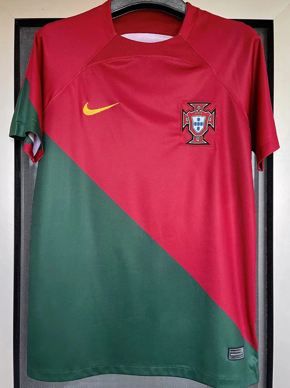 2022/23 Portugal 1:1 Quality Home Red Fans Soccer Jersey Front