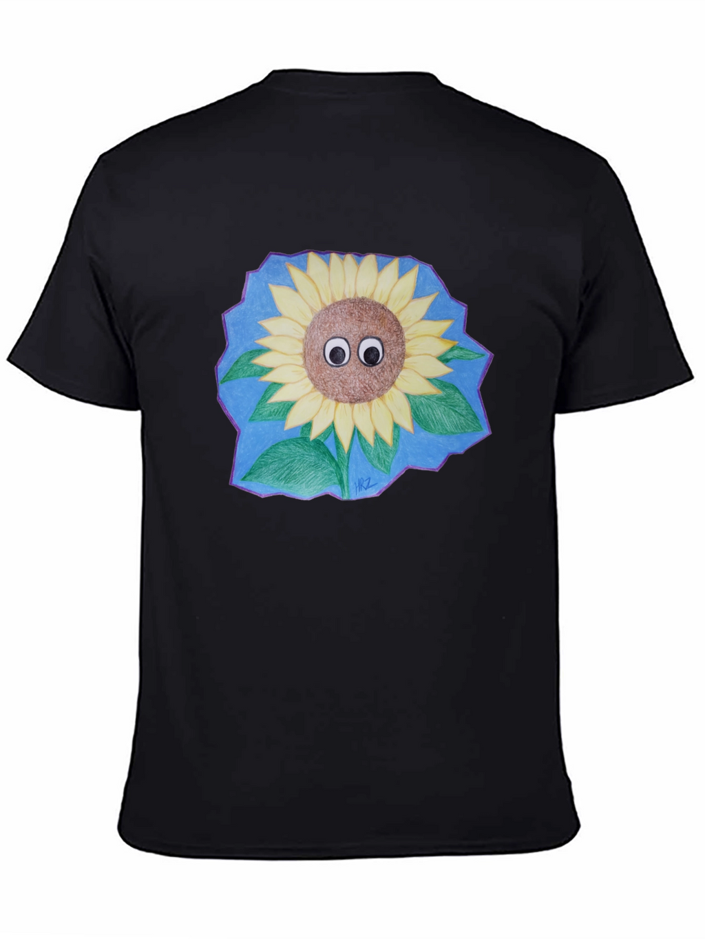 Sunflower Googly Eyes Graphic T-Shirt