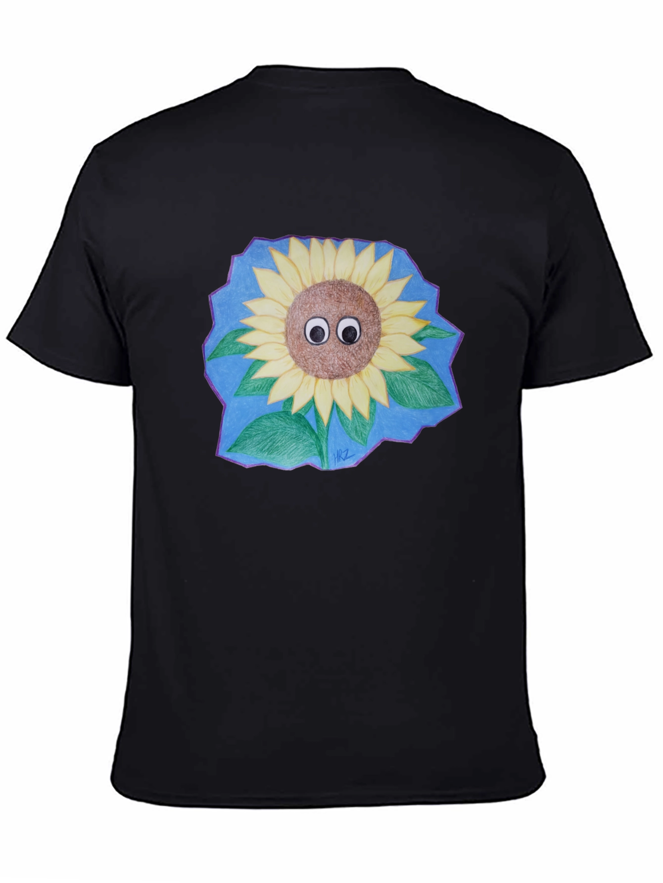 Sunflower Googly Eyes Graphic T-Shirt