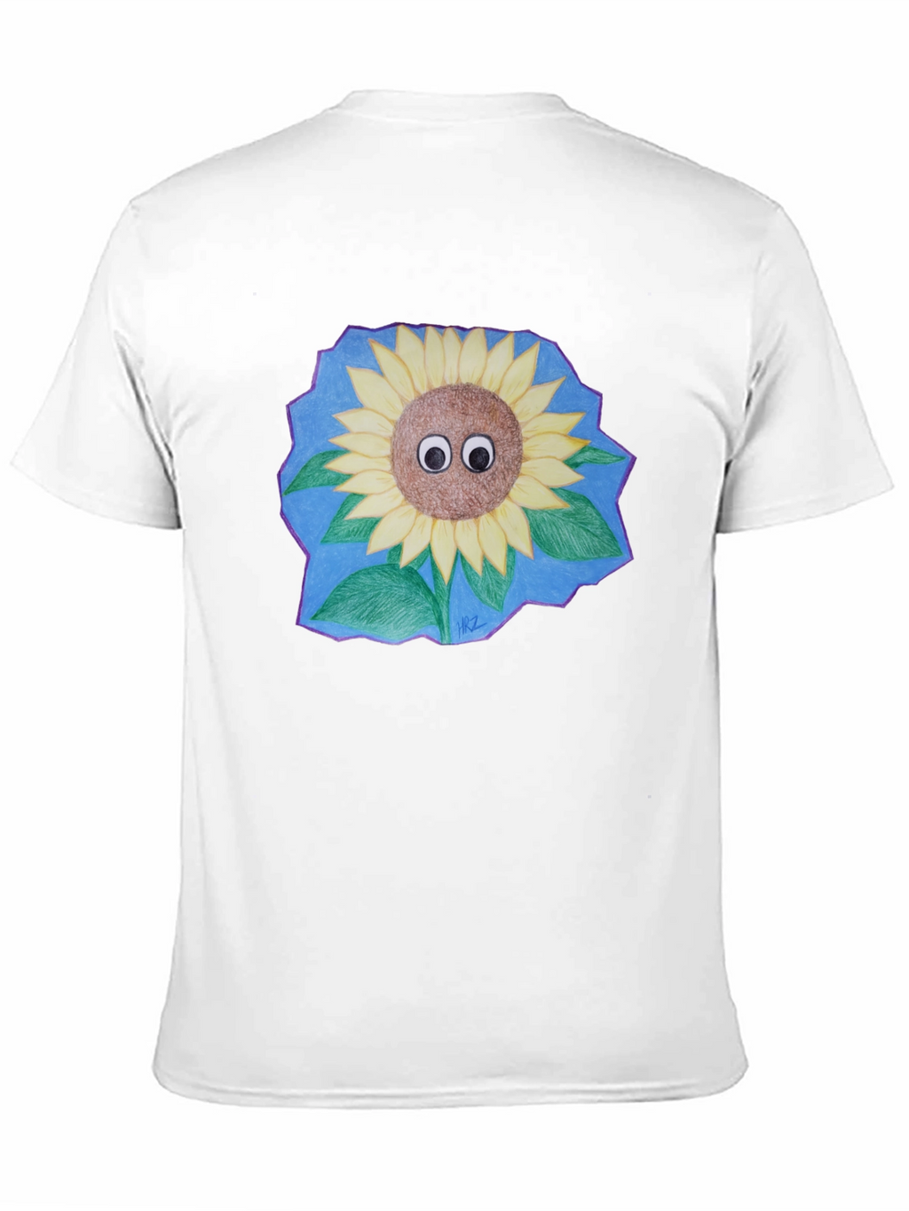 Sunflower Googly Eyes Graphic T-Shirt