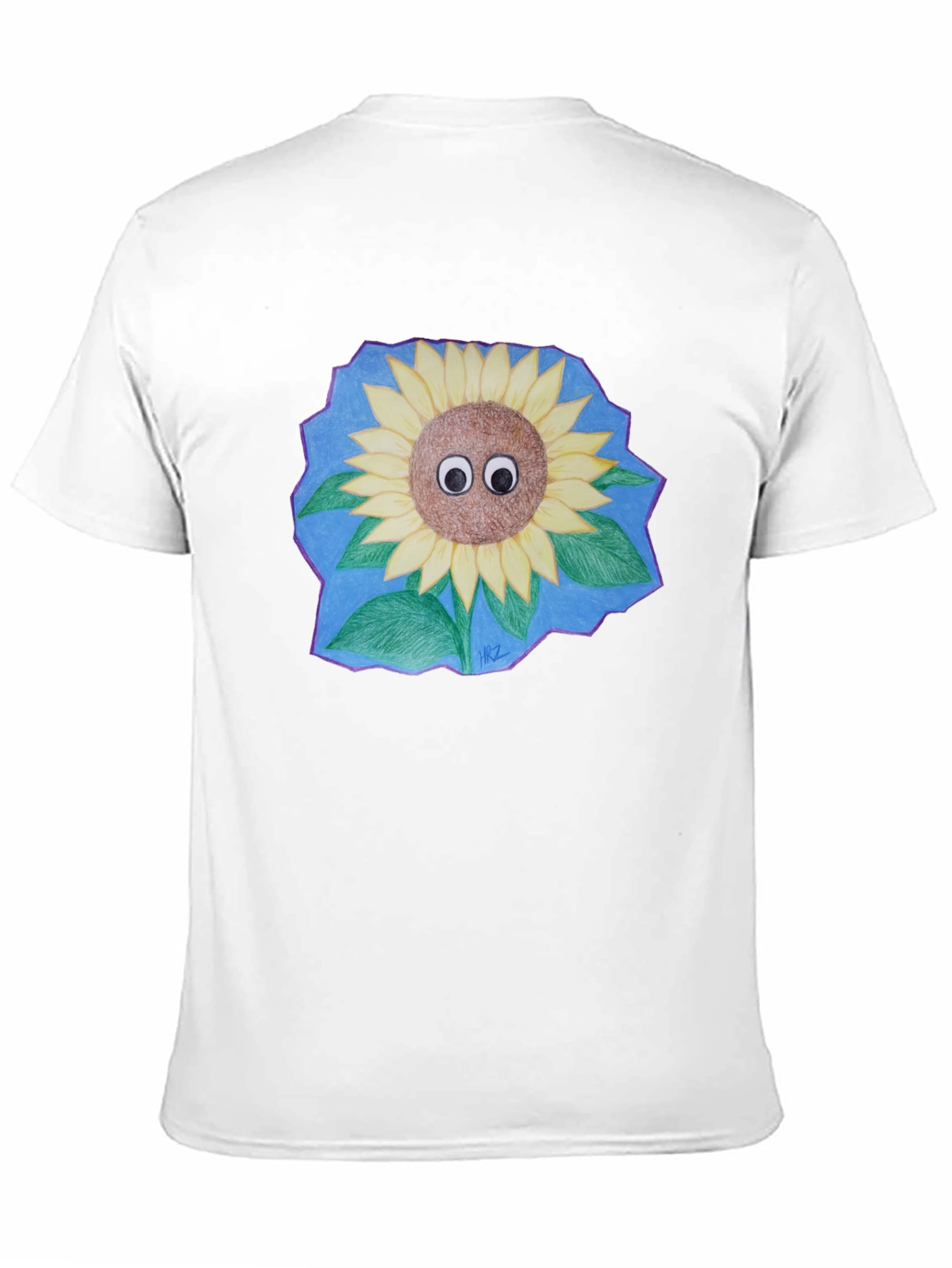 Sunflower Googly Eyes Graphic T-Shirt