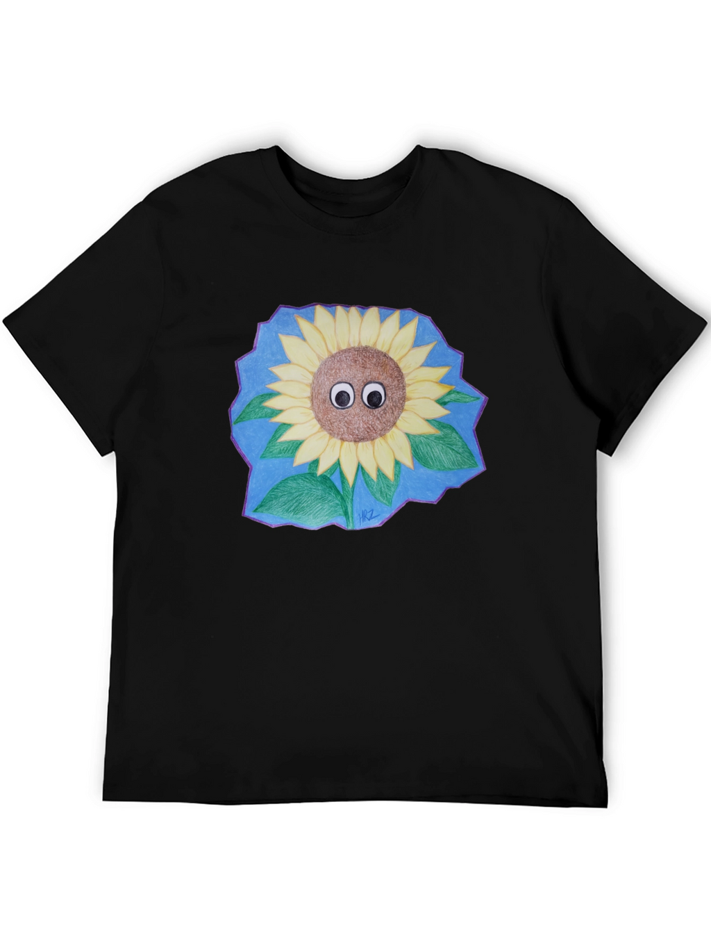Sunflower Googly Eyes Graphic T-Shirt