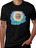 Sunflower Googly Eyes Graphic T-Shirt
