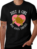 Just A Girl Who Loves Turtles T-Shirt