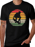 Retro Skateboarder Sunset Graphic Tee